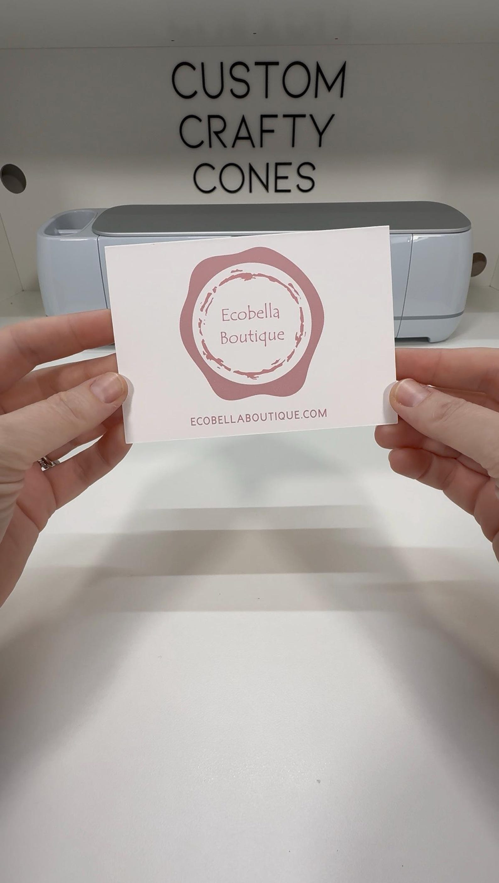 Branded greeting card personalized with a customer logo